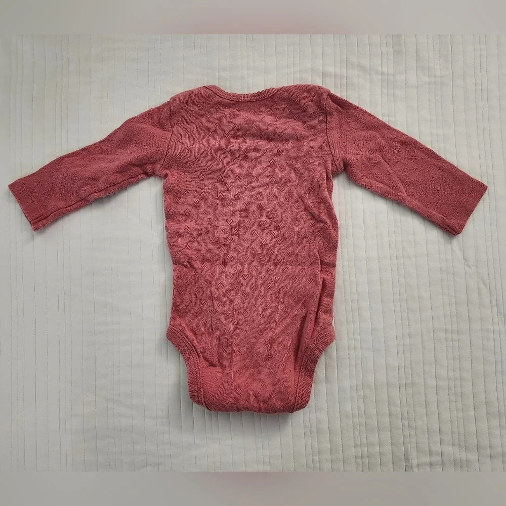 Carter's Dusty Rose Long Sleeve Bodysuit